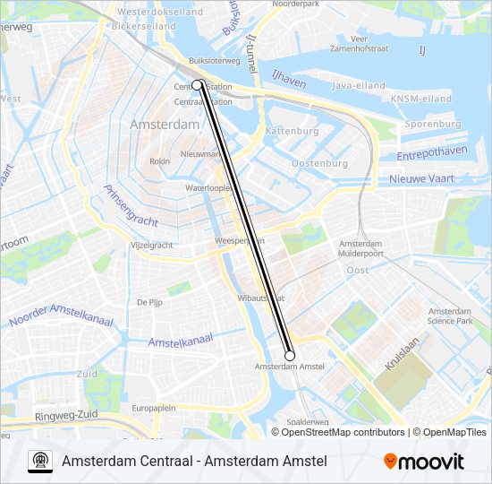 METRO IPV TREIN  Line Map
