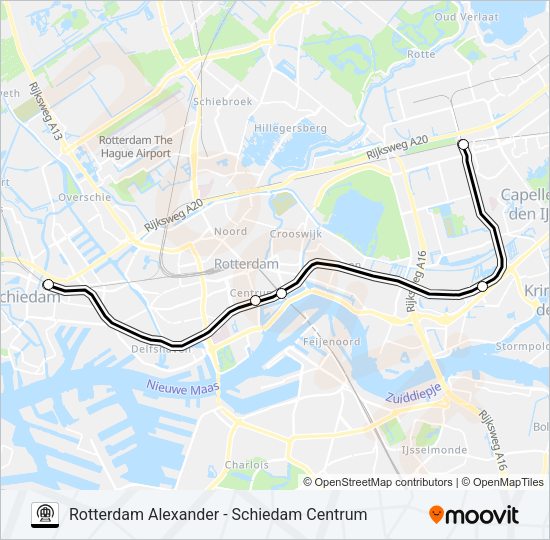 METRO IPV TREIN  Line Map