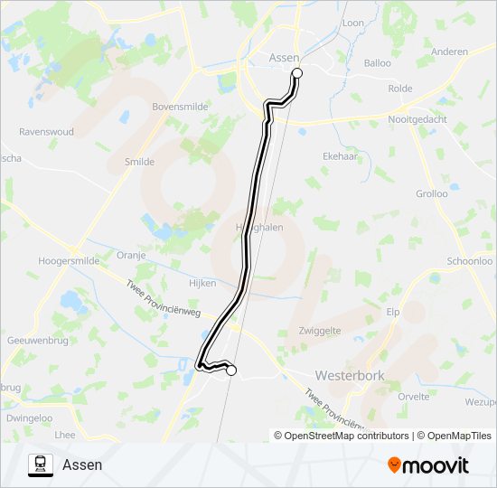 STOPBUS IPV TREIN Train Line Map