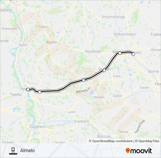STOPBUS IPV TREIN Train Line Map