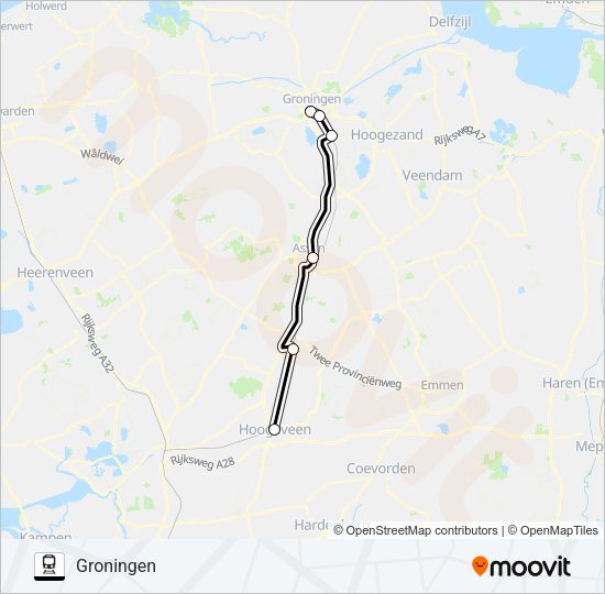 STOPBUS IPV TREIN Train Line Map