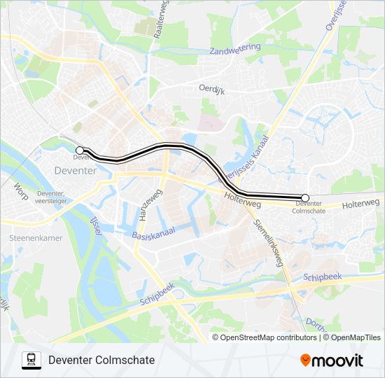 TAXIBUS IPV TREIN Train Line Map