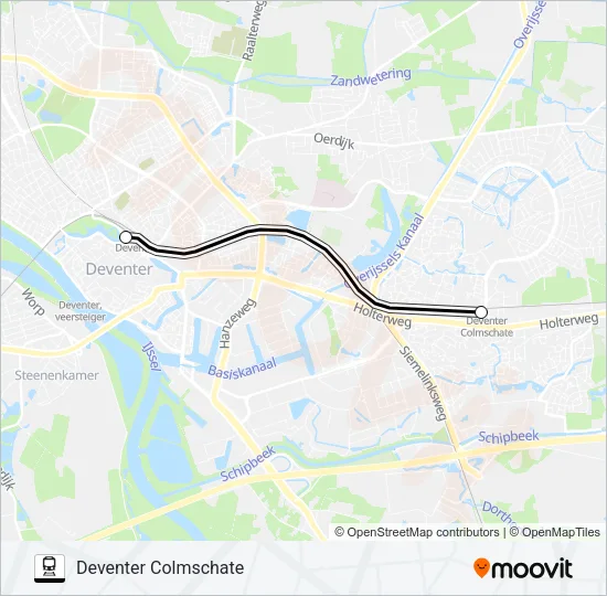 TAXIBUS IPV TREIN Train Line Map