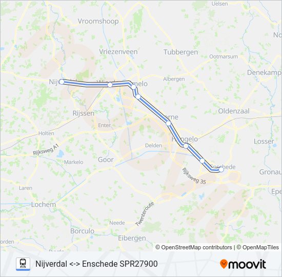 SPRINTER RS23 Train Line Map