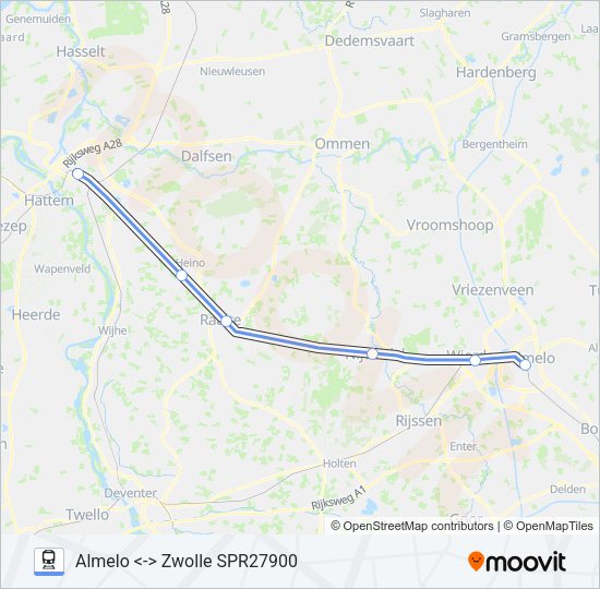 SPRINTER RS23 Train Line Map