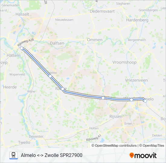 SPRINTER RS23 Train Line Map
