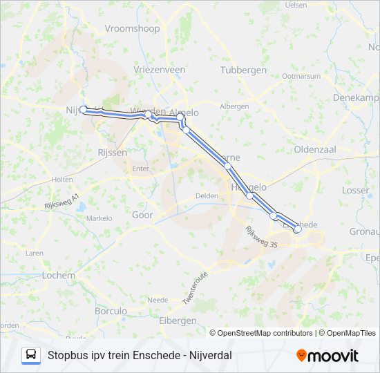 STOPBUS IPV TREIN Bus Line Map
