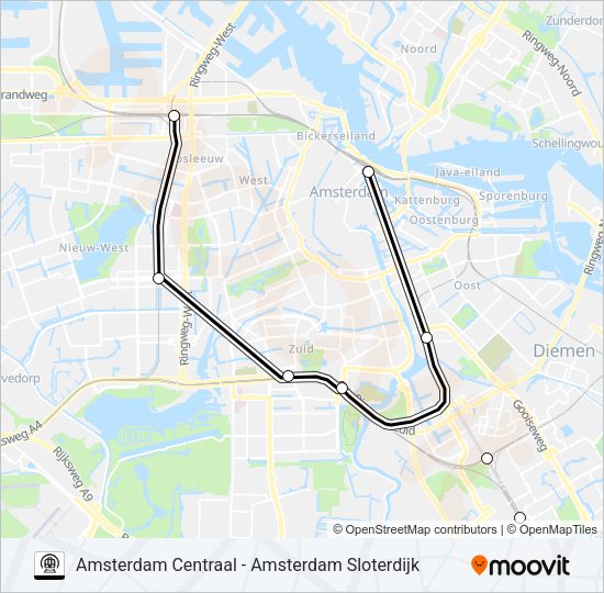 METRO IPV TREIN  Line Map