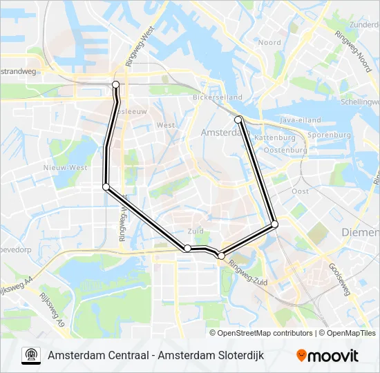 METRO IPV TREIN Metro Line Map