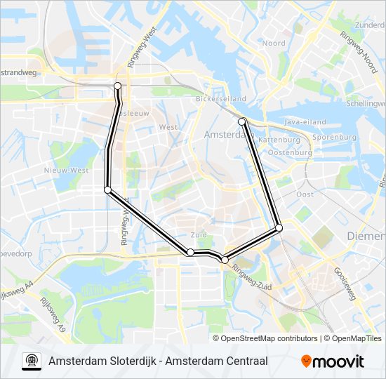 METRO IPV TREIN  Line Map