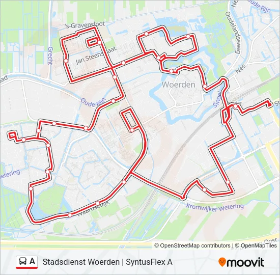 Buslinie A Karte