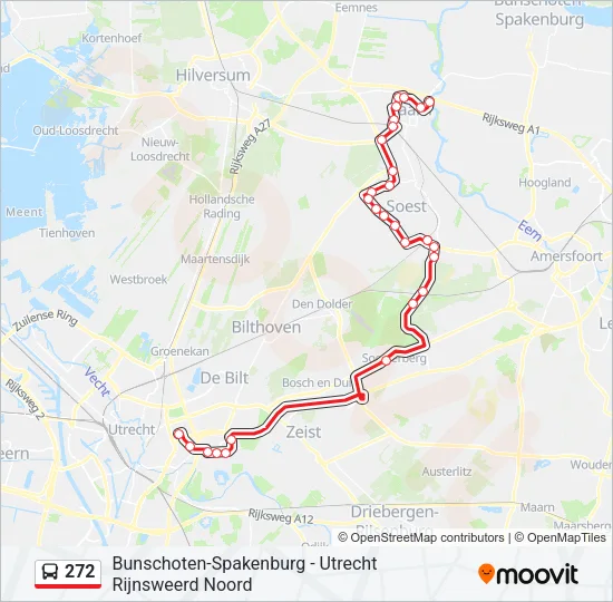 272 Bus Line Map