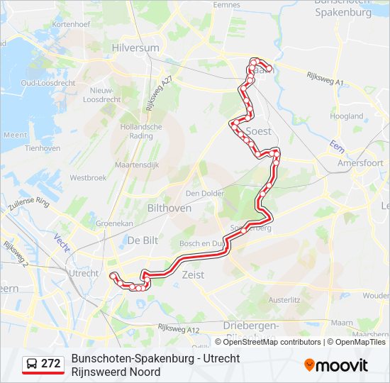 272 Bus Line Map