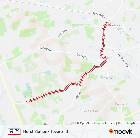 79 Bus Line Map