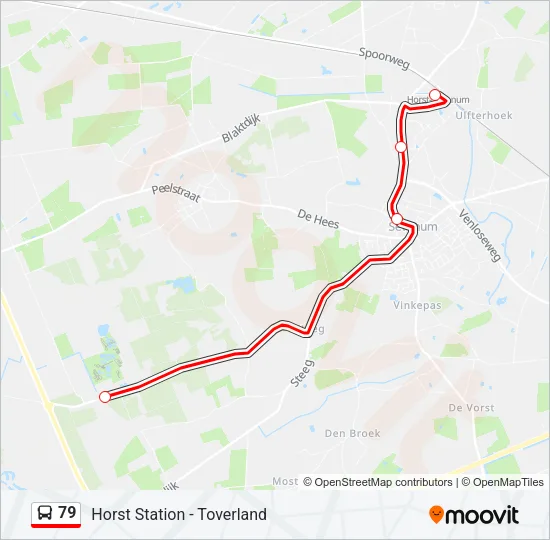 79 Bus Line Map