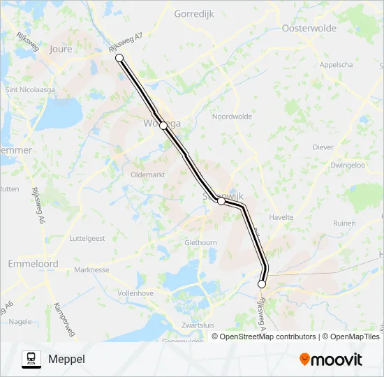 STOPBUS IPV TREIN Train Line Map
