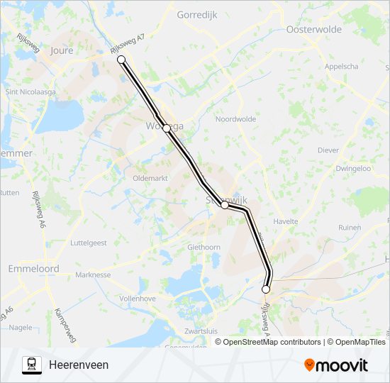 STOPBUS IPV TREIN Train Line Map