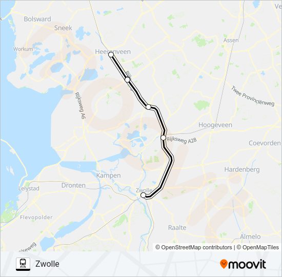 STOPBUS IPV TREIN Train Line Map