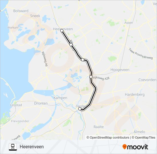 STOPBUS IPV TREIN Train Line Map