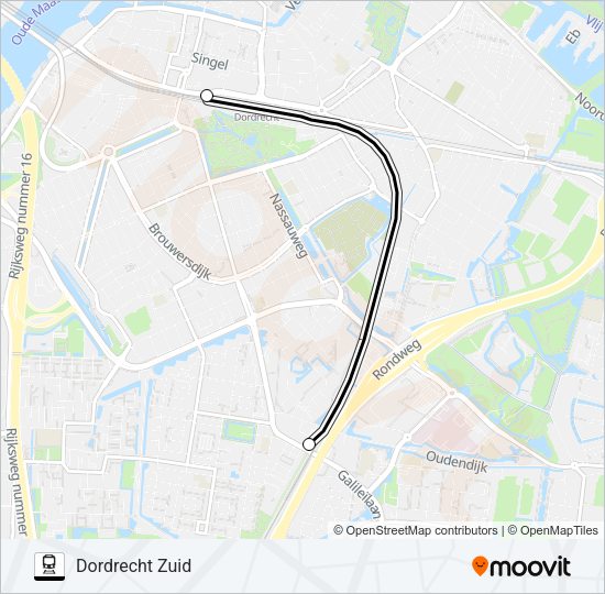 STOPBUS IPV TREIN Train Line Map