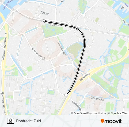 STOPBUS IPV TREIN Train Line Map