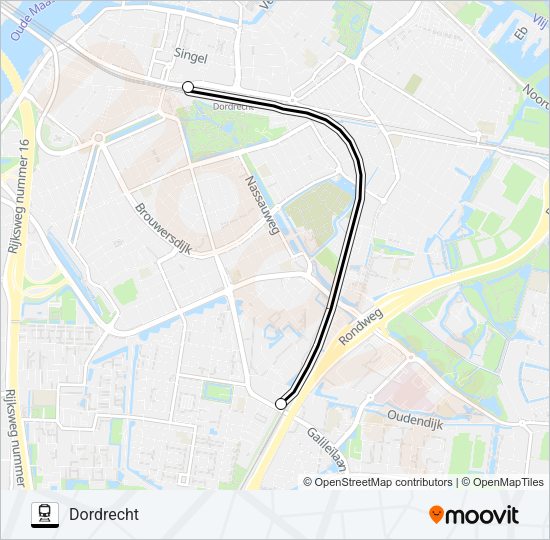 STOPBUS IPV TREIN Train Line Map