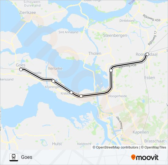 STOPBUS IPV TREIN Train Line Map