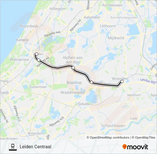 STOPBUS IPV TREIN Train Line Map