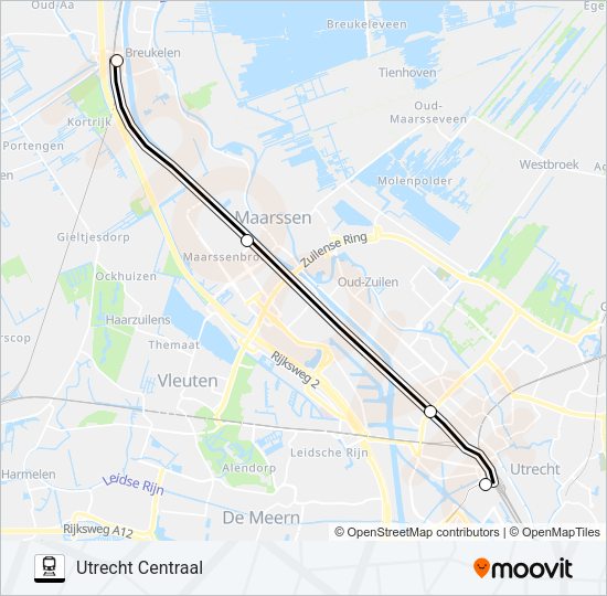 STOPBUS IPV TREIN Train Line Map