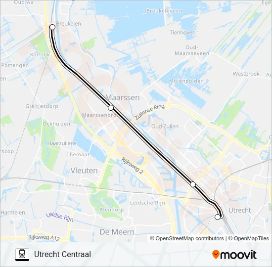 STOPBUS IPV TREIN Train Line Map