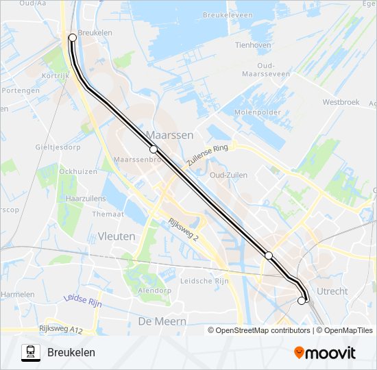 STOPBUS IPV TREIN Train Line Map