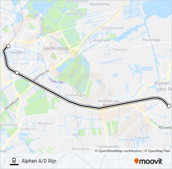 STOPBUS IPV TREIN Train Line Map