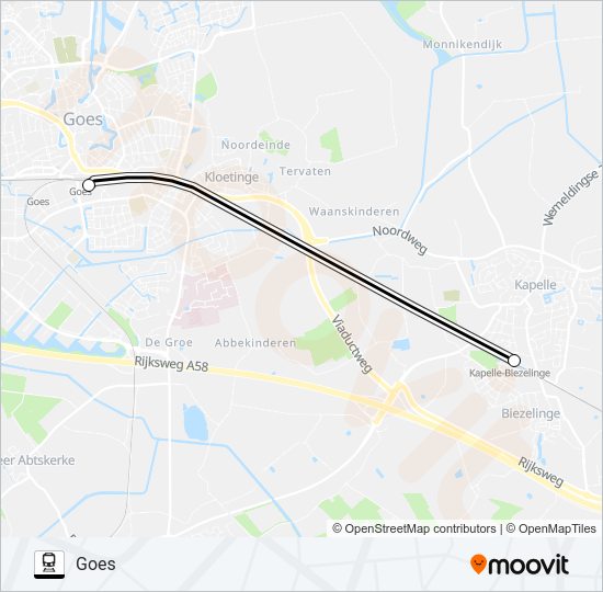 TAXIBUS IPV TREIN Train Line Map