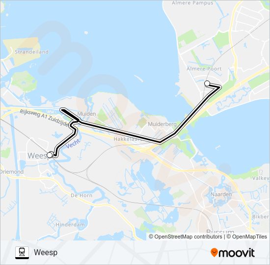 STOPBUS IPV TREIN Train Line Map