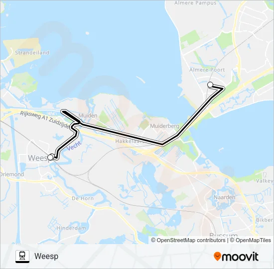 STOPBUS IPV TREIN Train Line Map