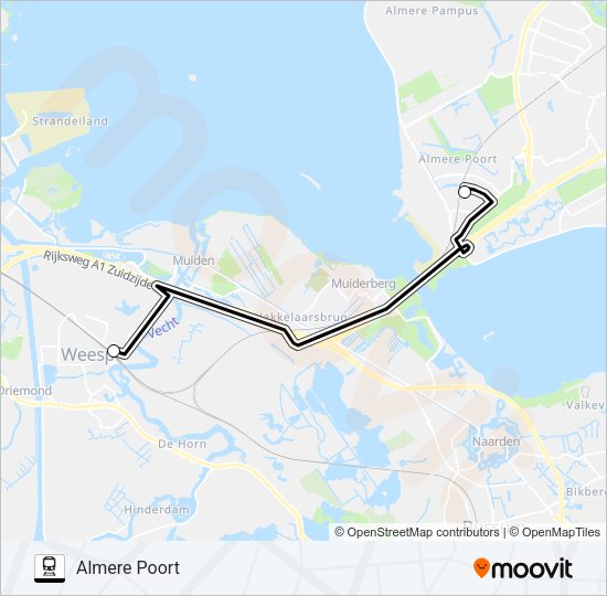 STOPBUS IPV TREIN Train Line Map