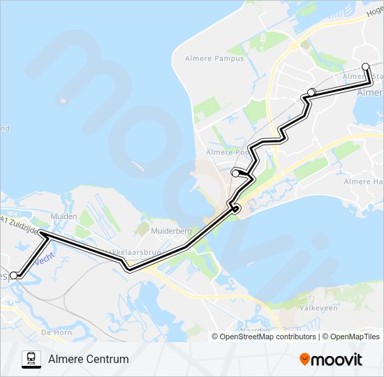 STOPBUS IPV TREIN Train Line Map