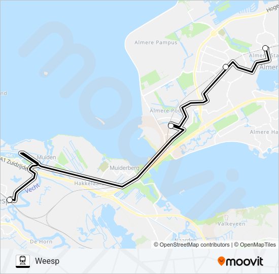 STOPBUS IPV TREIN Train Line Map