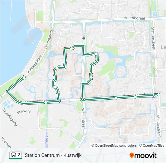 2 Bus Line Map