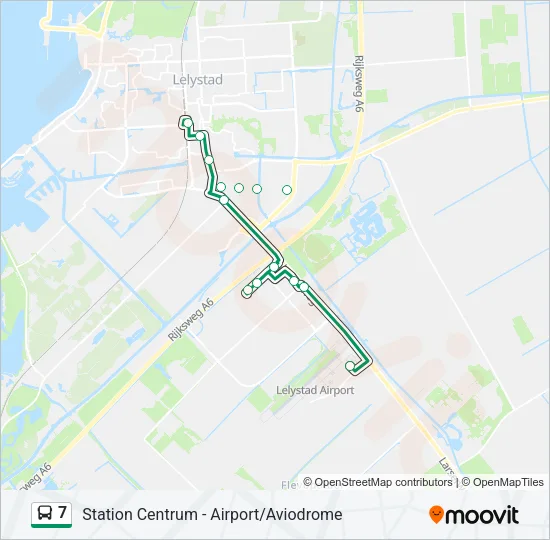 7 Bus Line Map