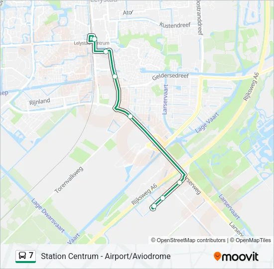 7 Bus Line Map