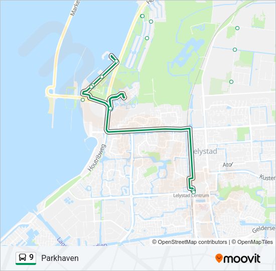 9 Bus Line Map