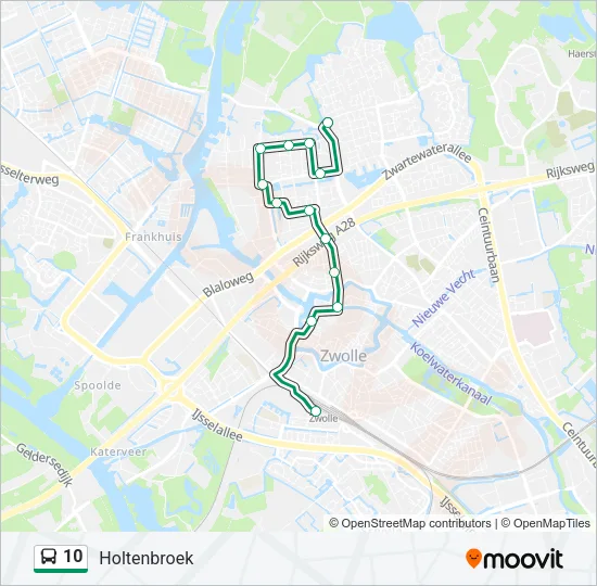 10 Bus Line Map