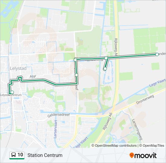 10 Bus Line Map