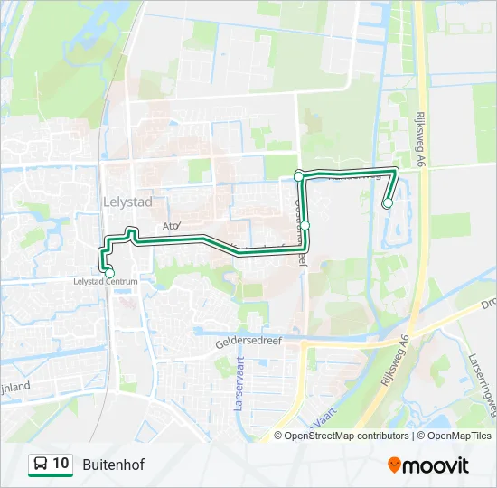 10 Bus Line Map