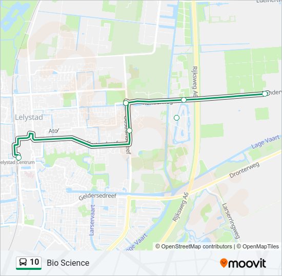 10 Bus Line Map