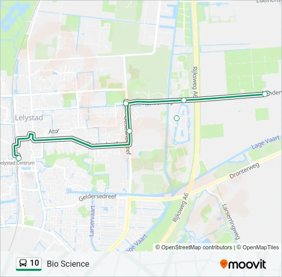 10 Bus Line Map