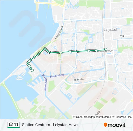 11 Bus Line Map