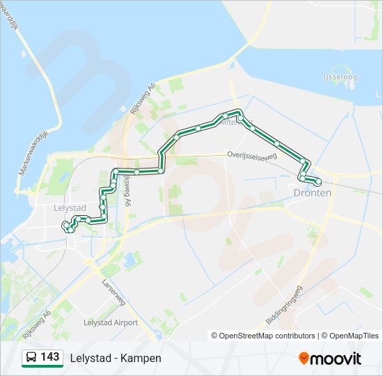 143 Bus Line Map