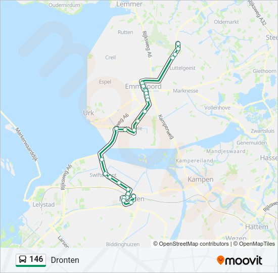 146 Bus Line Map